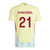 Original Fußballtrikot Spanien Mikel Oyarzabal 21 Auswärtstrikot EURO 2024 Für Herren